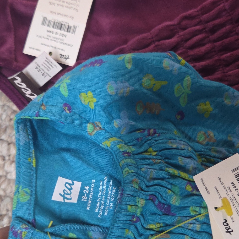 18-24 Month Tea Rompers - Picture 2 of 2